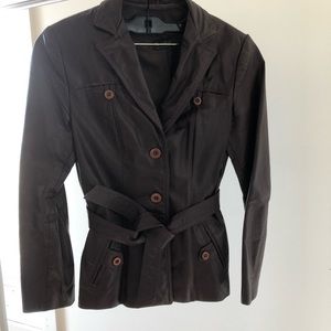 Ronald G Dark Brown Leather Jacket